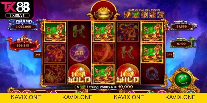 Kho Báu Tứ Linh – Slot Game Thần Thoại Hấp Dẫn, Nổ Hũ Lớn - KAVIX