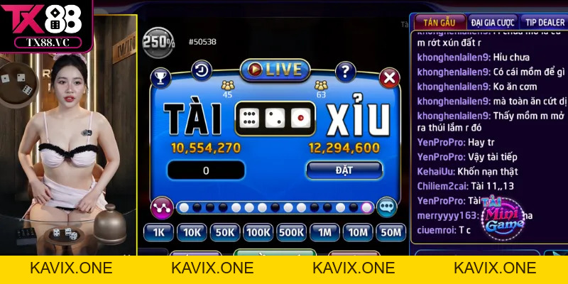 Tài Xỉu Live - Lắc Xúc Xắc Cực Đã, Thắng Lớn Trong Tích Tắc - KAVIX
