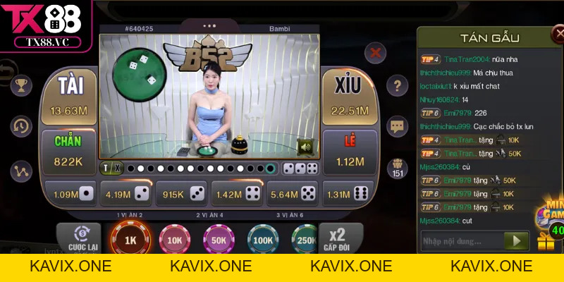 Tài Xỉu Live - Lắc Xúc Xắc Cực Đã, Thắng Lớn Trong Tích Tắc - KAVIX
